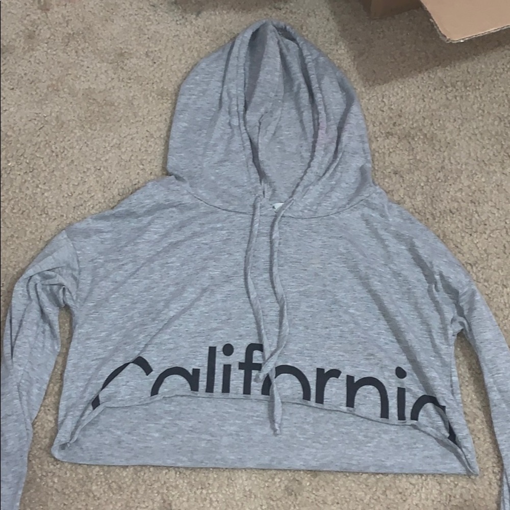 Cropped California hoodie